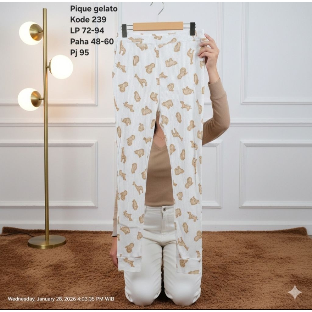 Celana panjang gelato pique kode 239