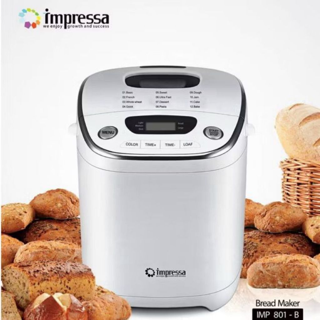 IMPRESSA Bread Maker Alat Pembuat Bapao Donat  Roti Bolu Kue mudah  praktis langsung jadi