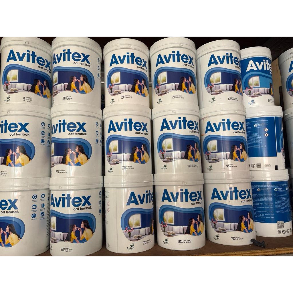 CAT TEMBOK AVITEX 1kg AVIAN BRANDS