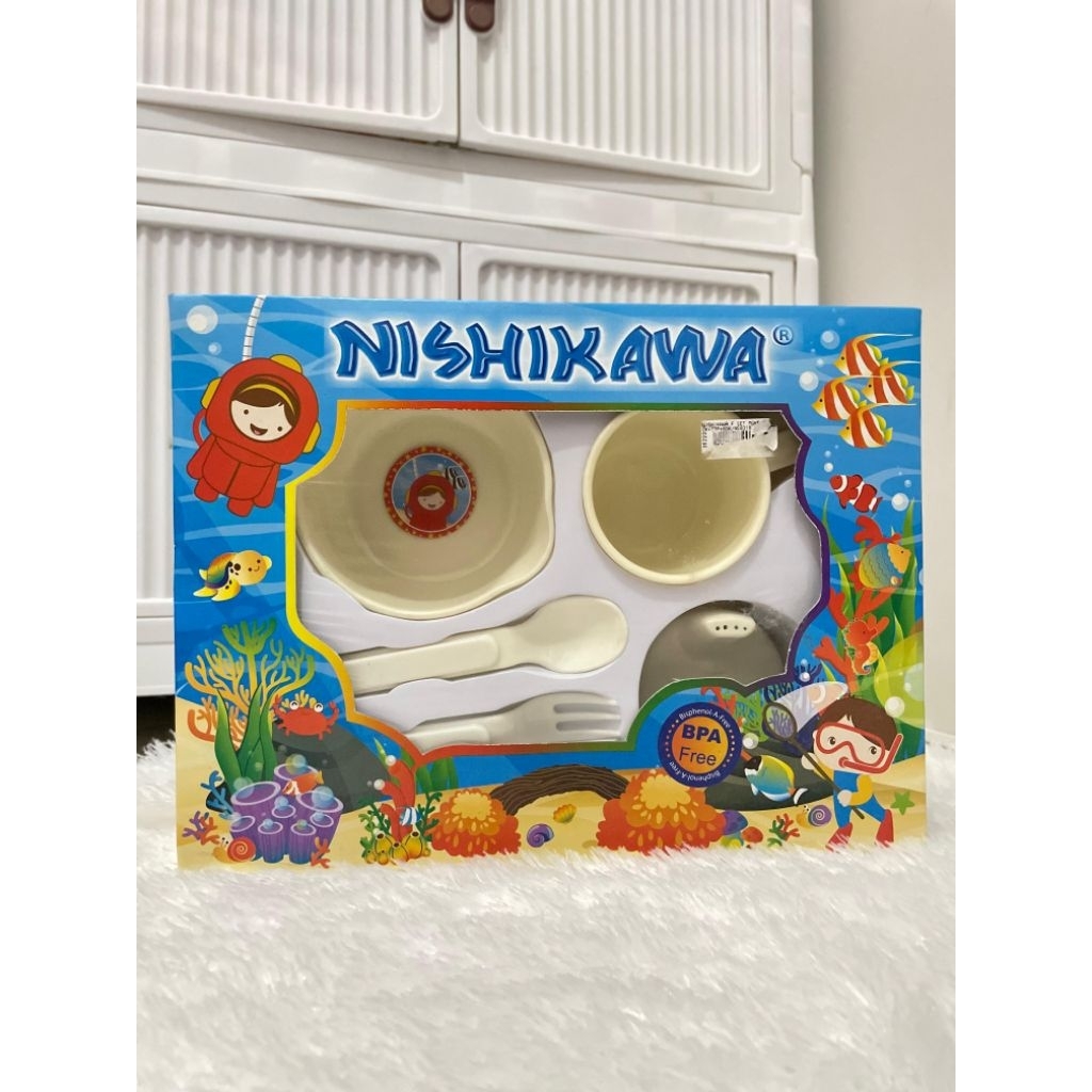 Nishikawa Perlatan Makan Bayi Set
