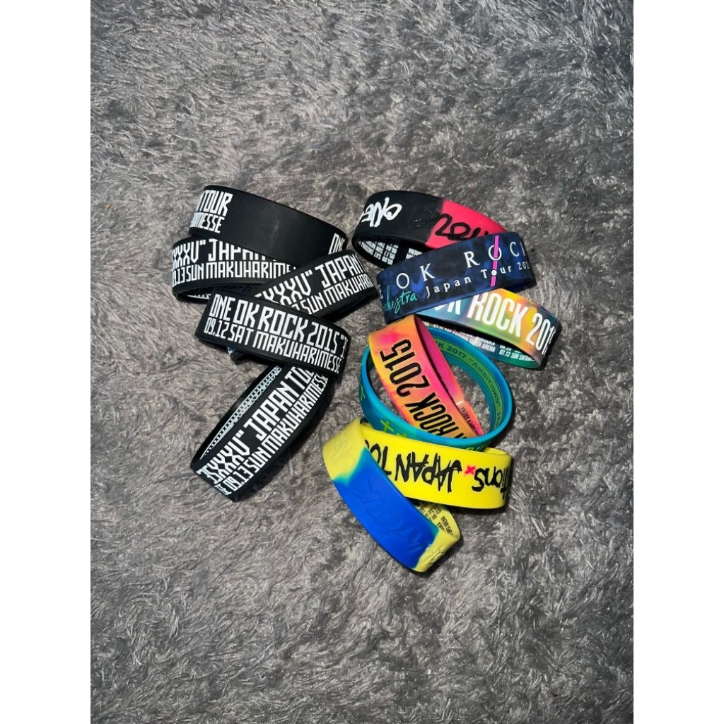 Rubberban ONE OK ROCK 35XXXV AMBITIONS Official JAPAN TOUR ORIGINAL