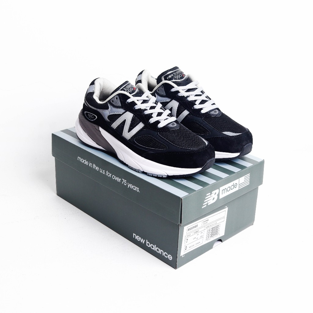 New Balance MR990HB6 V6 Black White Grey - NB 990