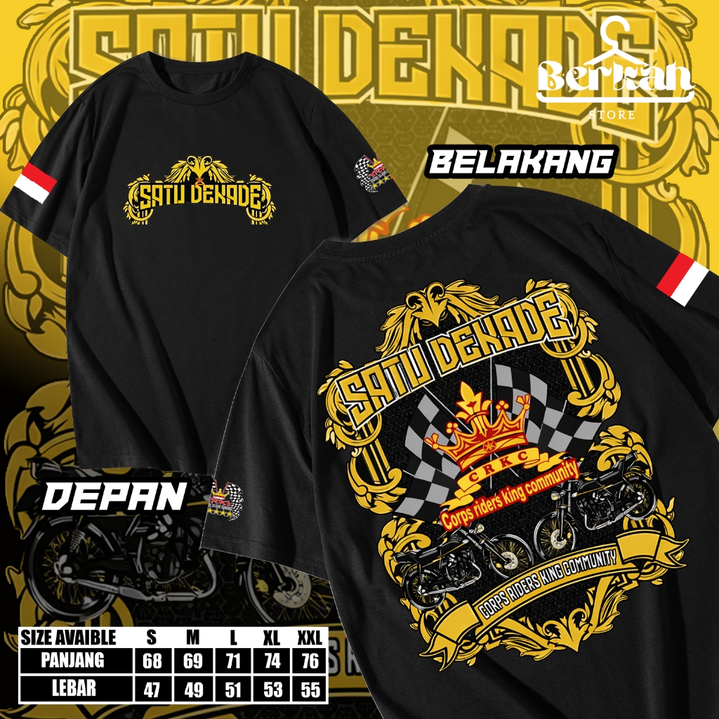 KAOS SATU DEKADE CRKC//KAOS RX KING ORIGINAL 2023