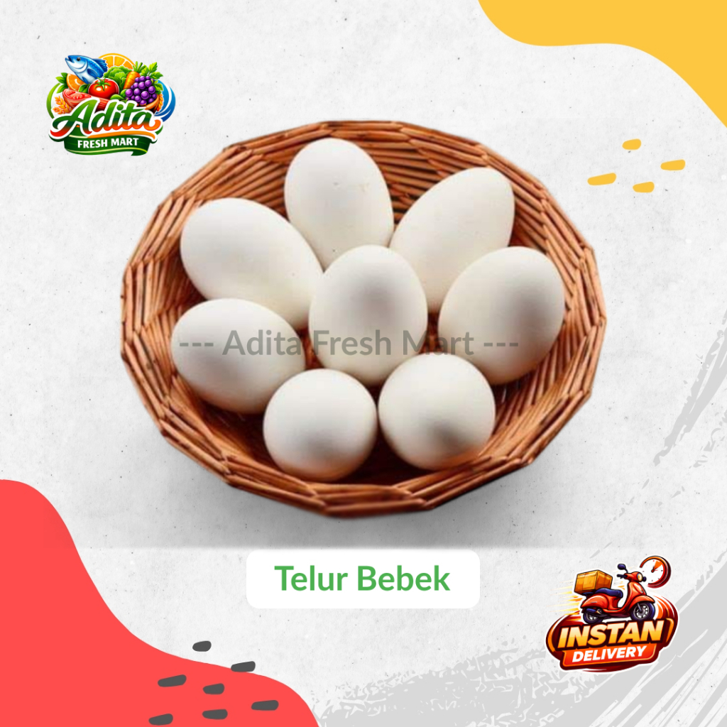 Telur Bebek Fresh | Telur Bebek Putih | Telur Bebek Hijau