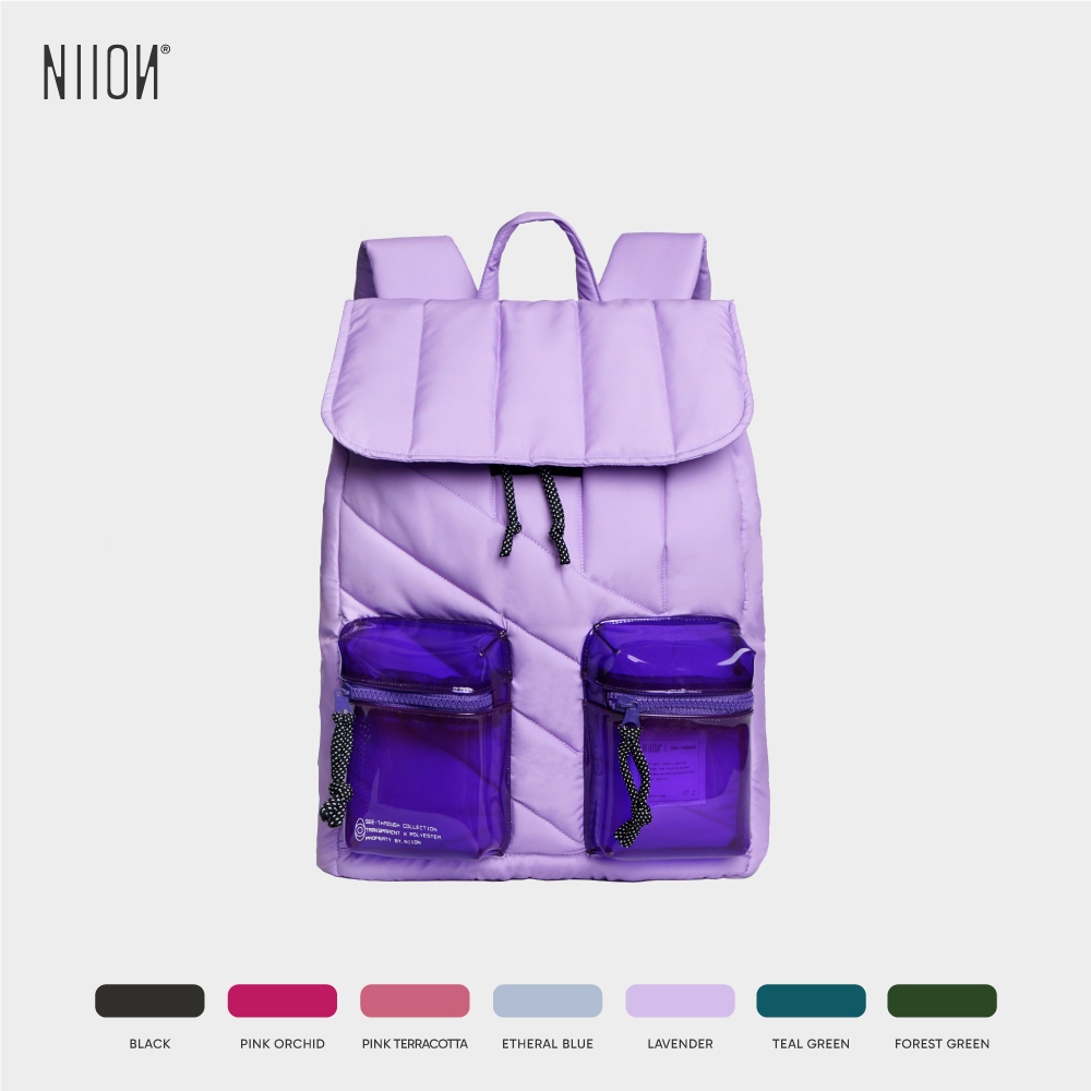 Niion Mera Laptop Backpack / Tas Ransel Laptop 15inch Wanita Pria