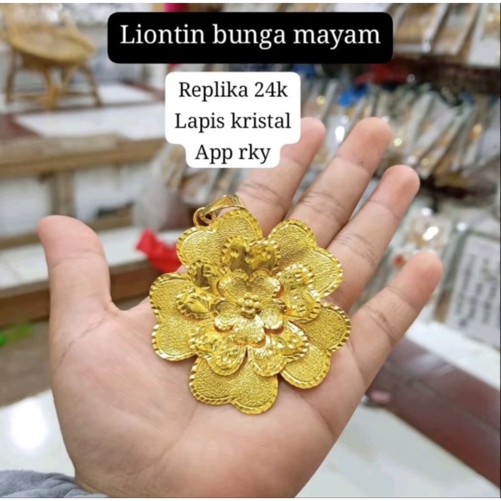 Liontin, Bandul, Mainan Kalung Lapis emas 24k