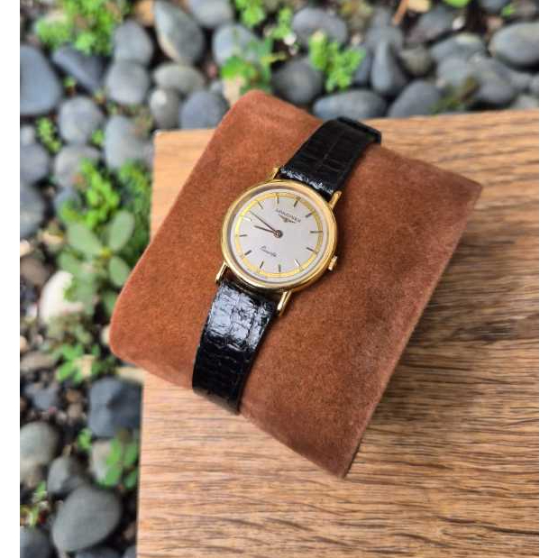 Jam Tangan Vintage Longines Ladies With Railway Dial