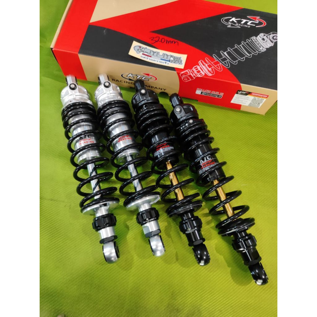 Shock belakang ktc razor pro 320mm Tiger RX king cb100 Win Megapro hiu gl pro gl 100