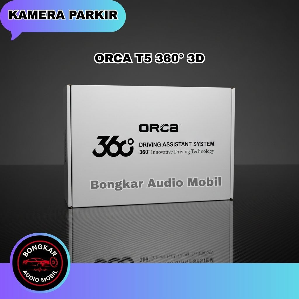 Camera Orca 360 3D Universal / KAMERA PARKIR MOBIL 360 UNIVERSAL ORCA 3D / KAMERA 360 ORCA T5 / 360