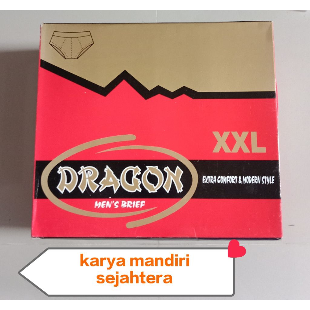 celana dalam pria dragon jumbo/ XXL