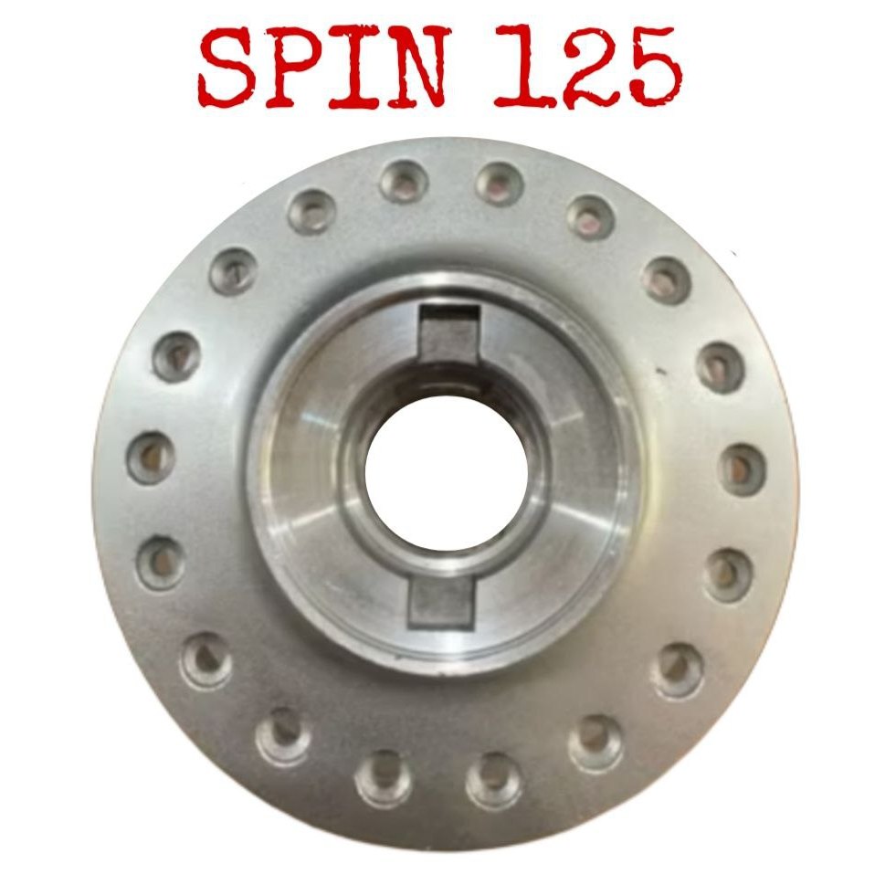 TROMOL DEPAN SILVER SPIN 125 TEBAL ORIGINAL QUALITY