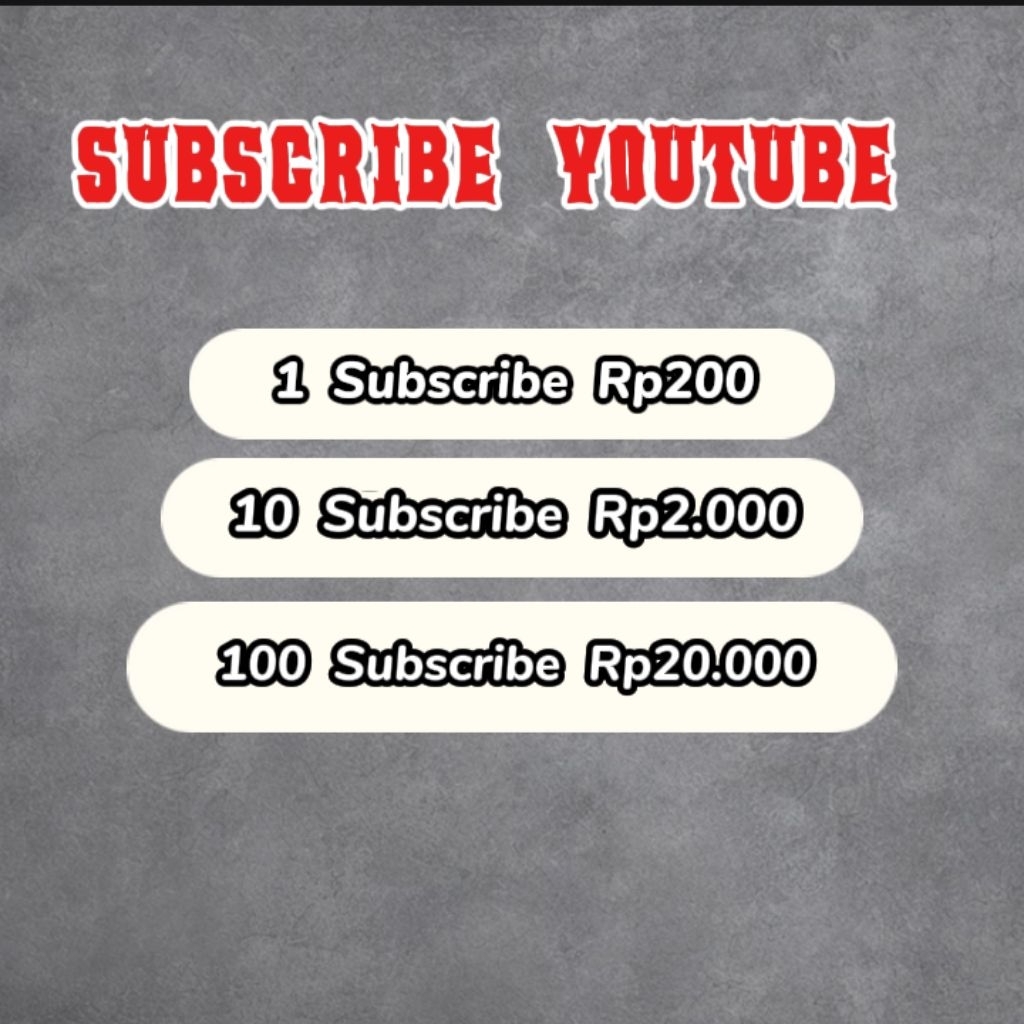 SUBSCRIBE YOUTUBE 100 SUBSCRIBE 20.000
