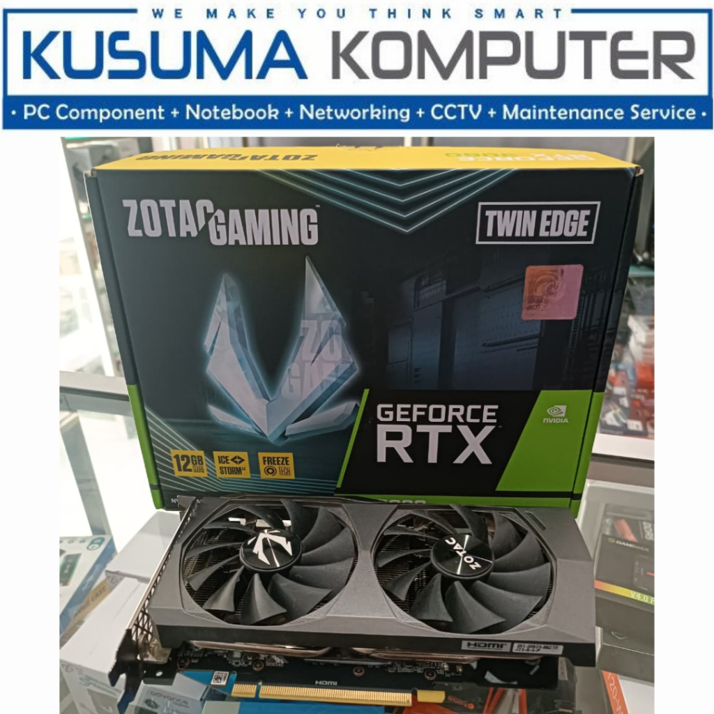 VGA ZOTAC RTX 3060 12GB BEKAS GARANSI 2027