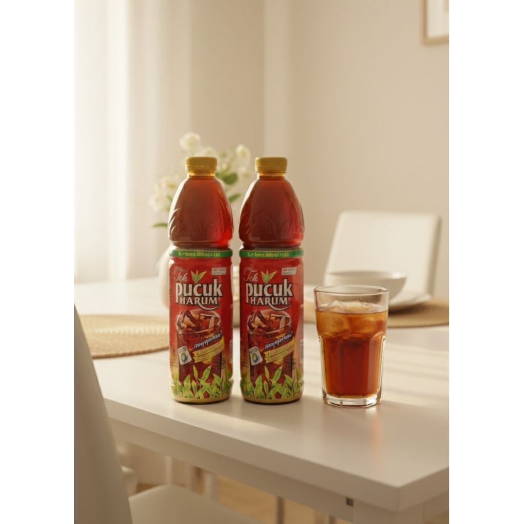 Teh Pucuk Harum /ekstra jumbo1,36 liter/1360ml 1 dus isi 6