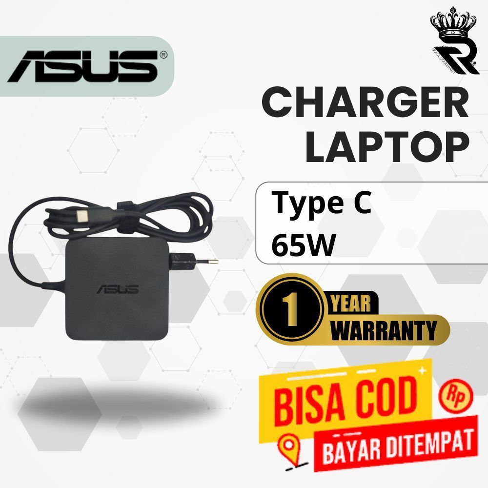 Adaptor Charger for Laptop Asus ZenBook Q408UG Q408UG-211 65W TYPE C