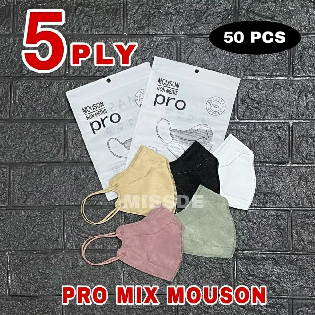 MASKER KN95 PRO MOUSON ISI 50 PCS