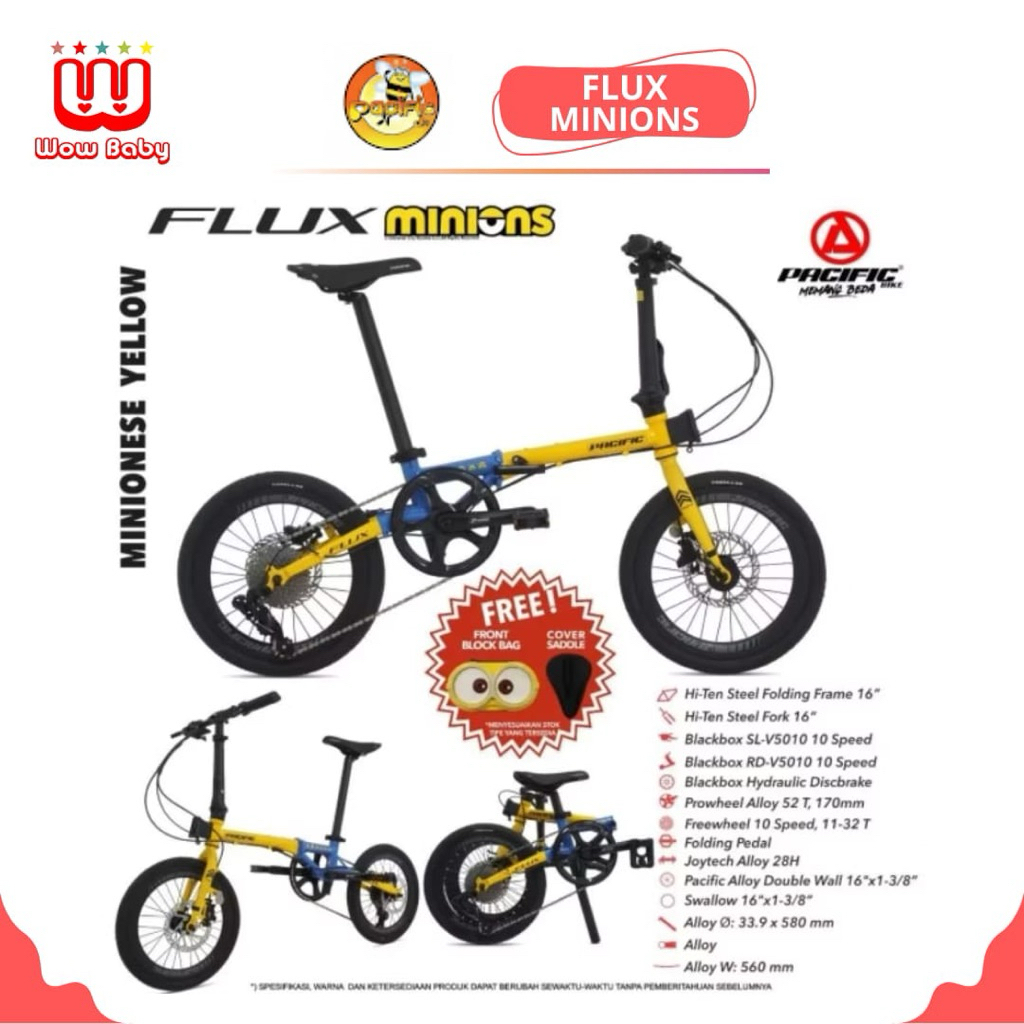 SEPEDA PACIFIC FLUX MINIONS YELLOW