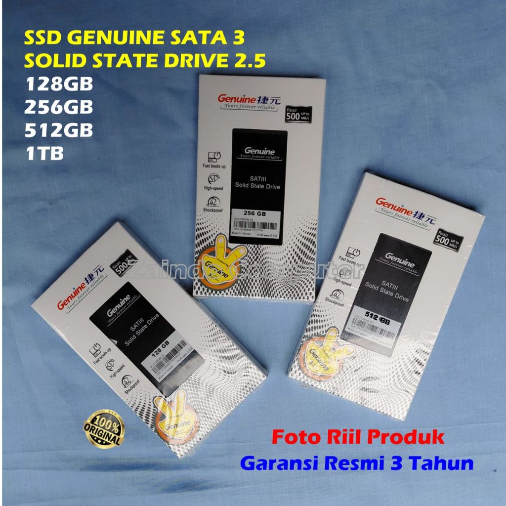 SSD GENUINE 128GB SATA 3 SOLID STATE DRIVE 2.5" SSD 128GENUINE  SSD GENUINE 256GBSATA 3 SOLID STATE 