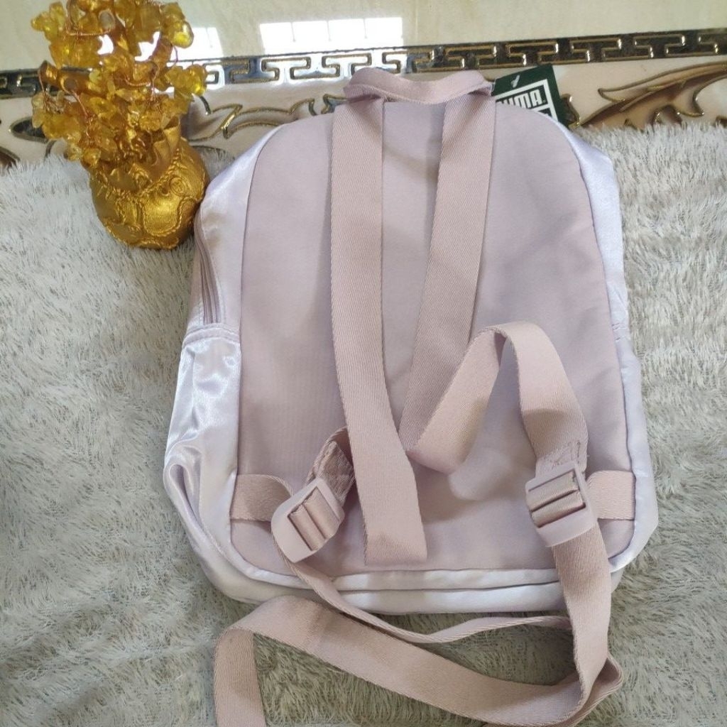 tas ransel anak cewek PUMAA warna ungu pink