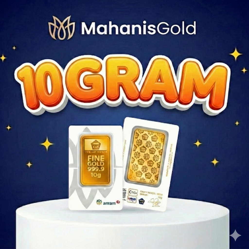 Emas ANTAM Logam Mulia CERTICARD 100% ORIGINAL - 10 gram