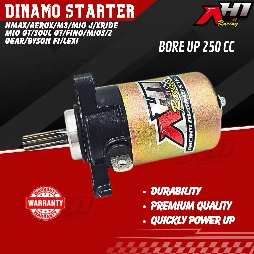 DINAMO STARTER AH1 RACING NMAX AEROX MIO J MIO M3 FINO SOUL GT XRIDE MIO GT MIO S Z FREEGO LEXI FAZZ