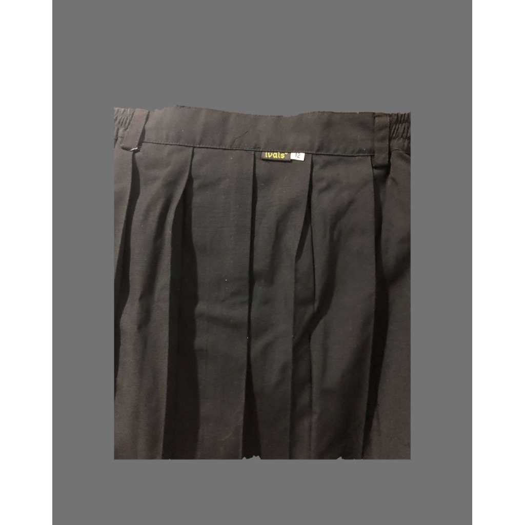 preloved rok rempel/wiru hitam