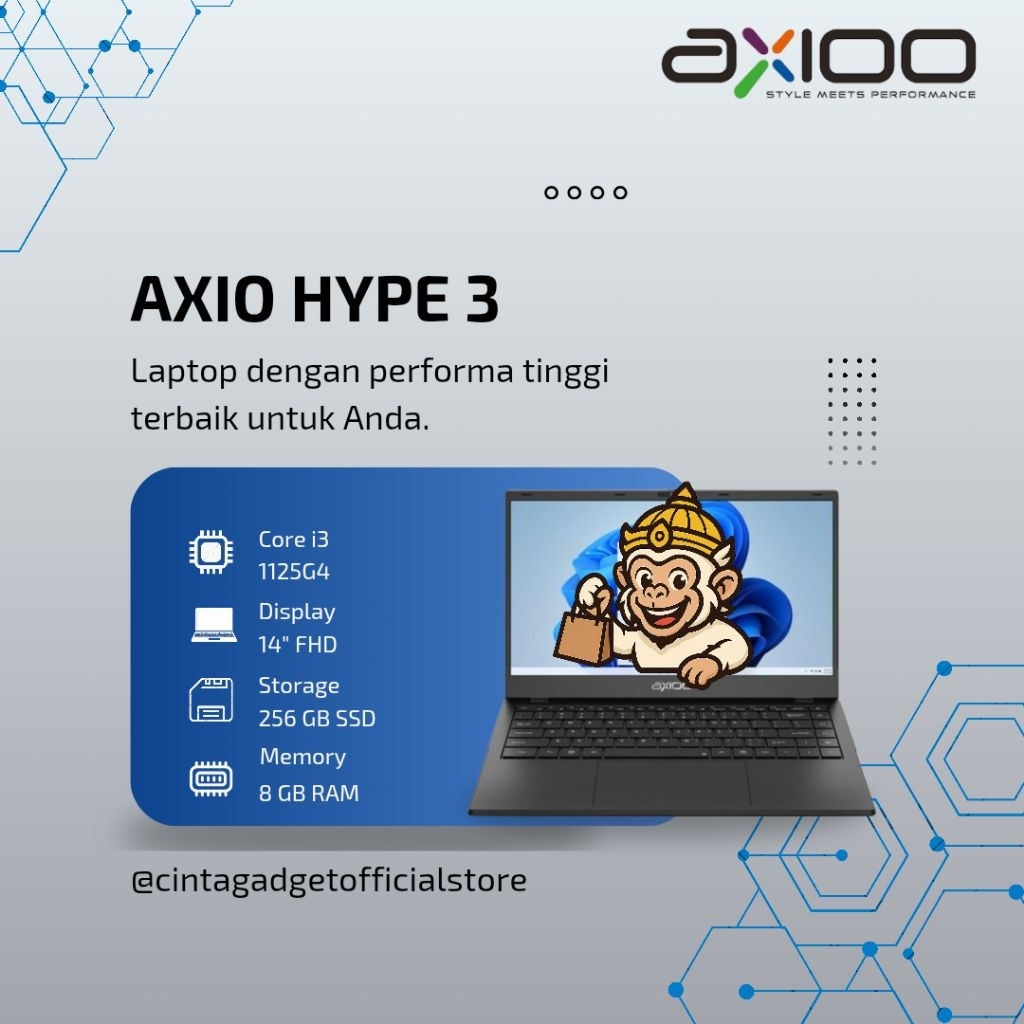 Axioo Hype 3 Intel Core I3