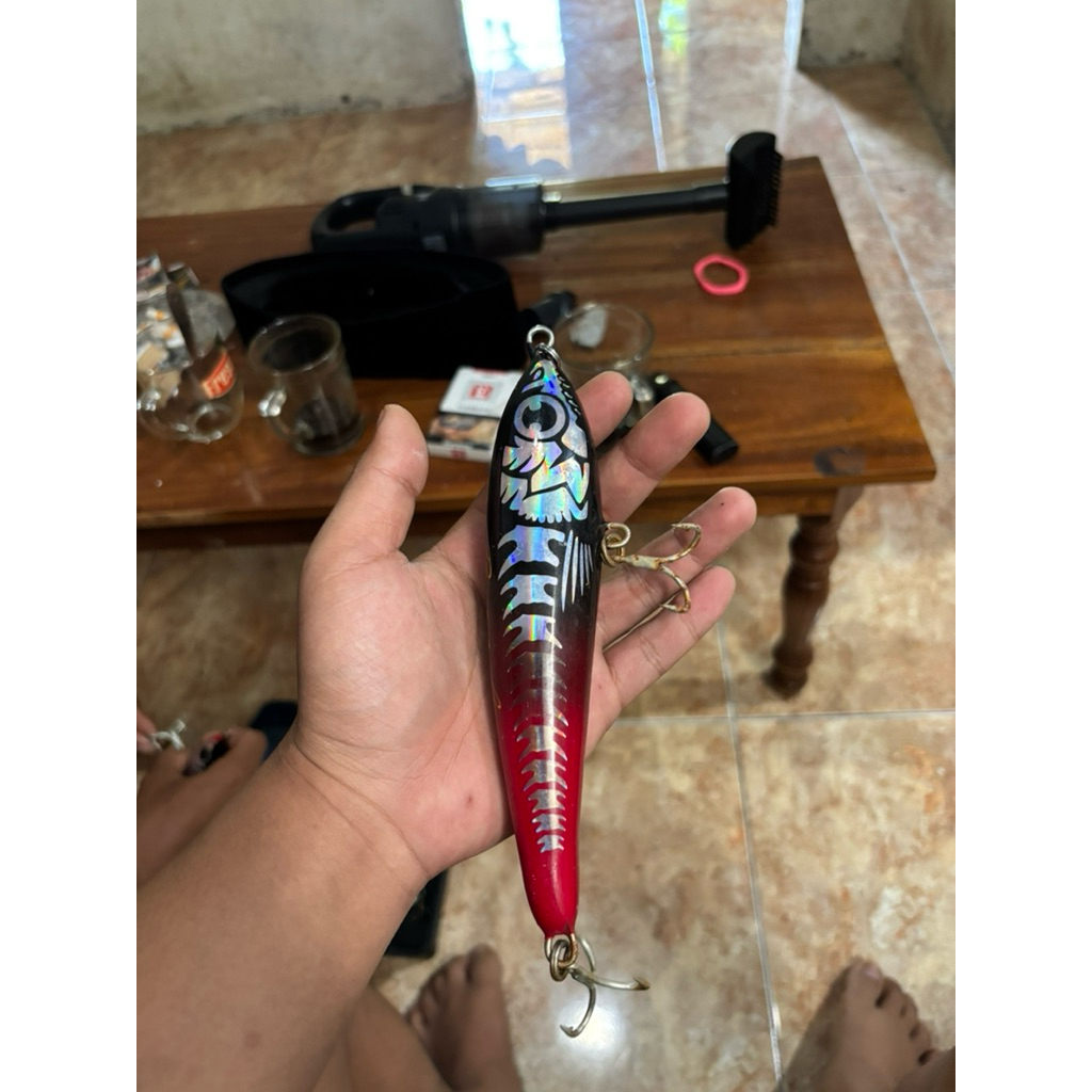 popper dive 80 gram,stick bait floating 70 gram,stick bait shingking 70 gram