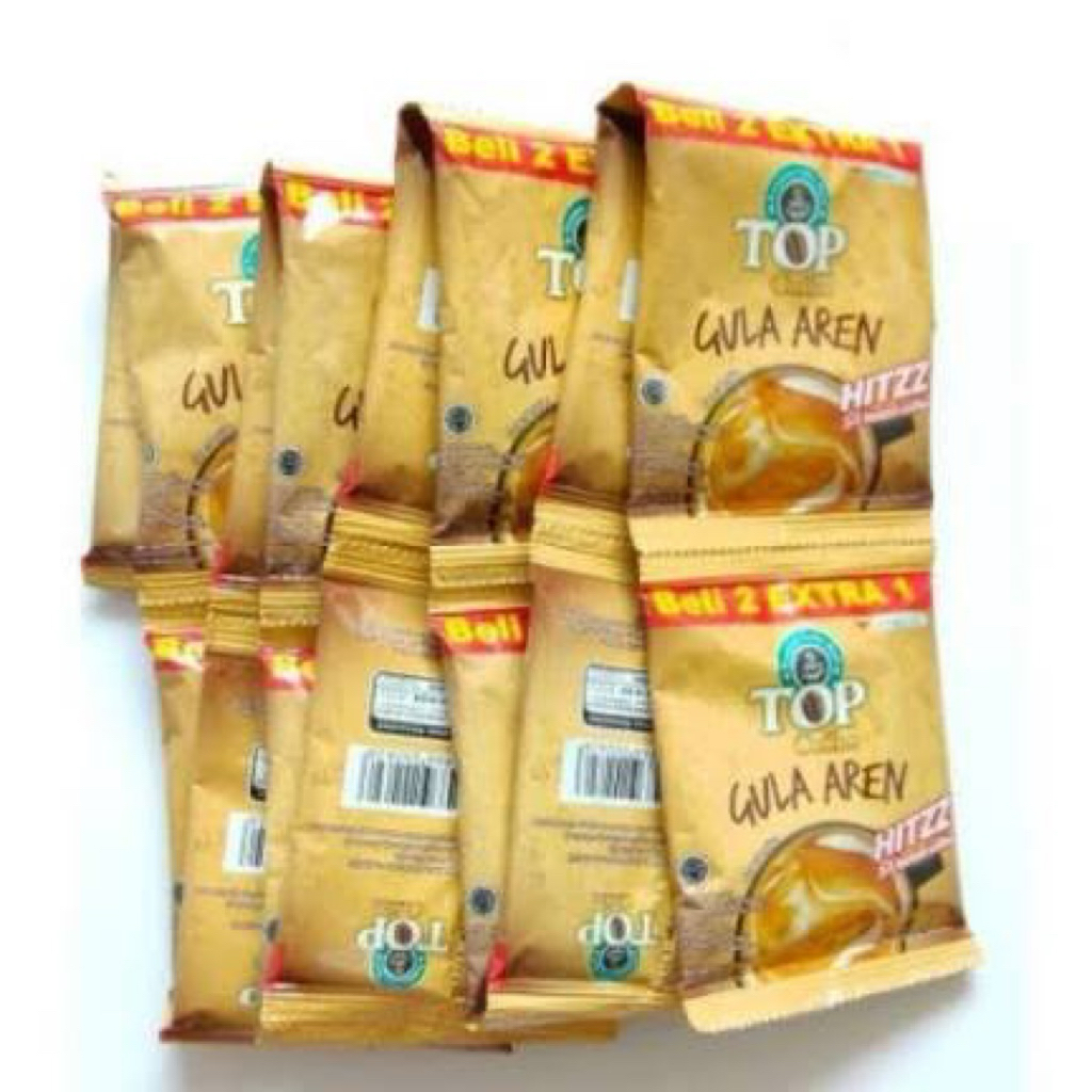 kopi top gula aren 1 renceng 15 sachet