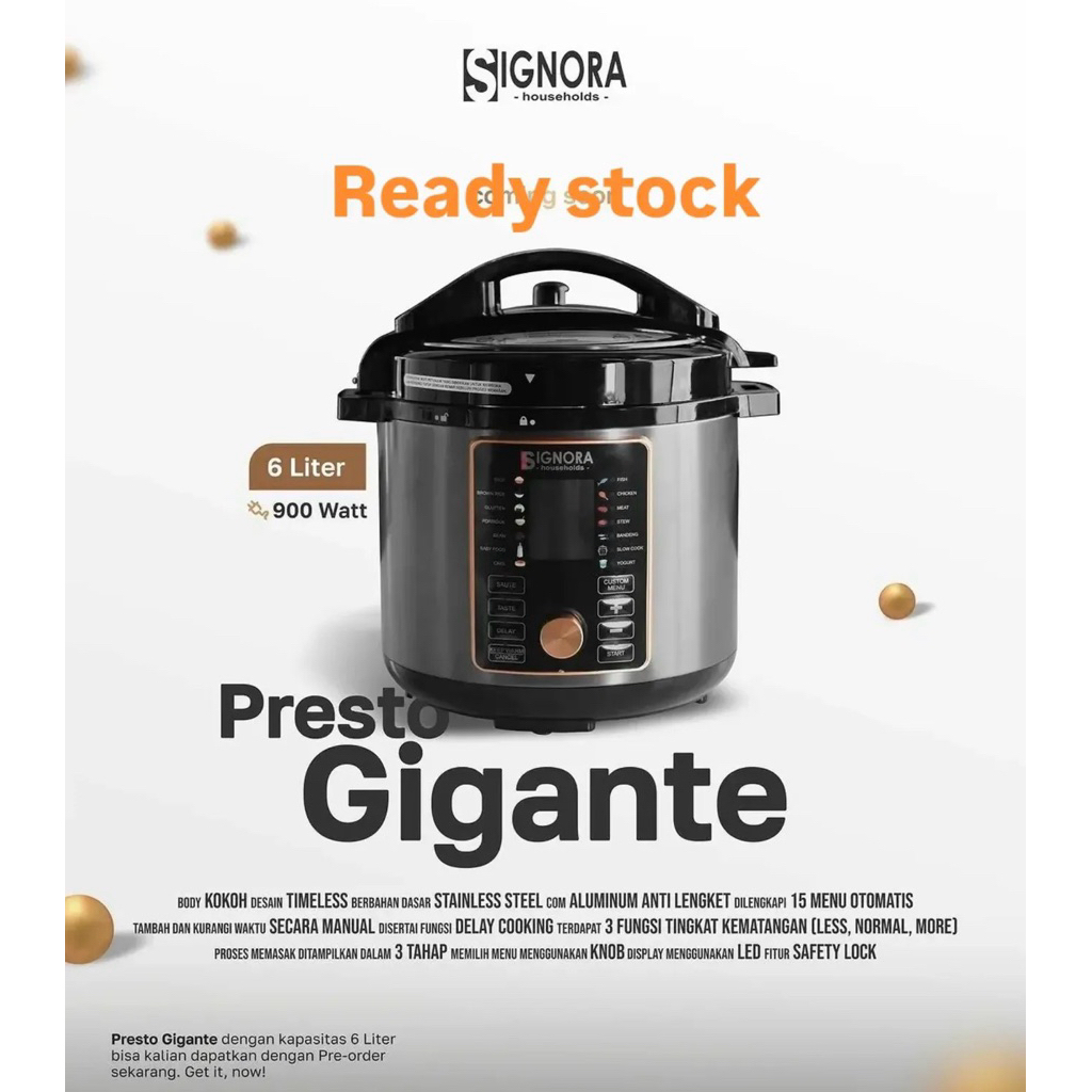 PRESTO LISTRIK GIGANTE SIGNORA