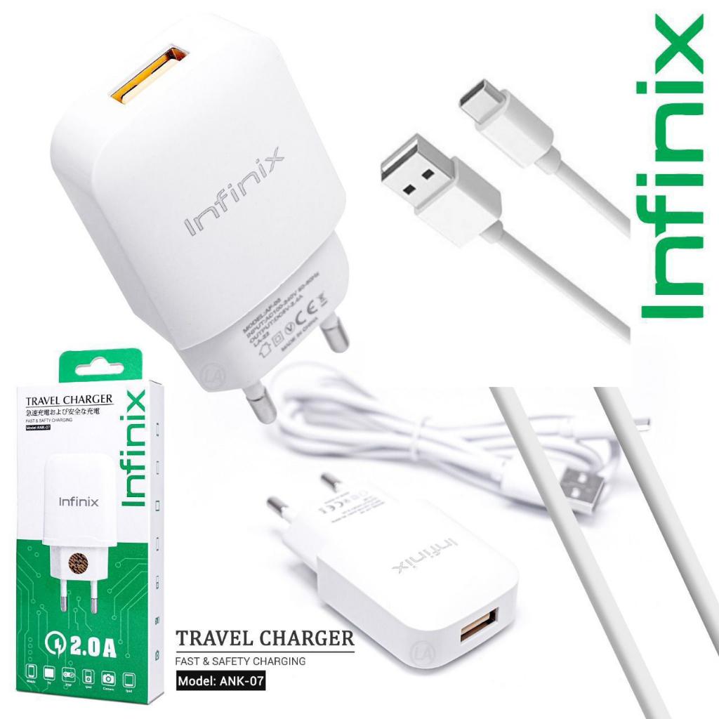 Charger INFINIX XCU32 Infinix Hot 30i, Hot 12 Pro, Hot 30, Hot 11 TYPE C INFINIX XCU-32 TYPE-C
