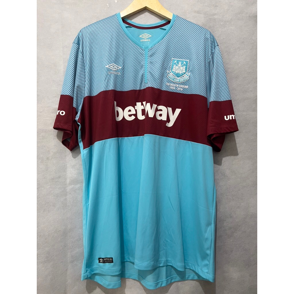 Jersey Original West Ham Away 2015/2016 (Big Size XXL)