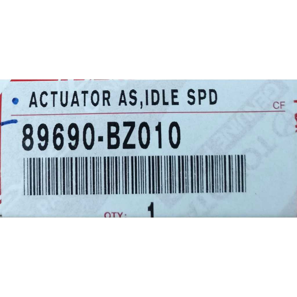 Actuator Idle Speed Control (ISC) toyota Avanza (1.0, 1.3, 1.5), Rush, Agya / 89690-BZ010