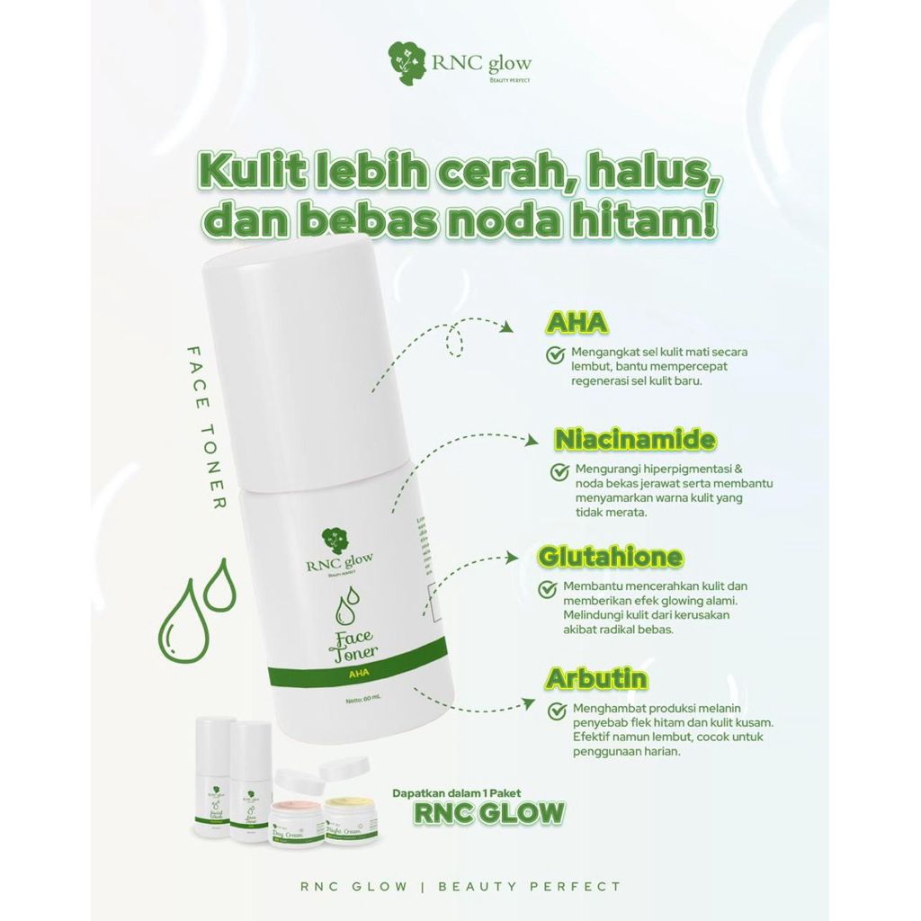 Skincare RNC GLOW paket