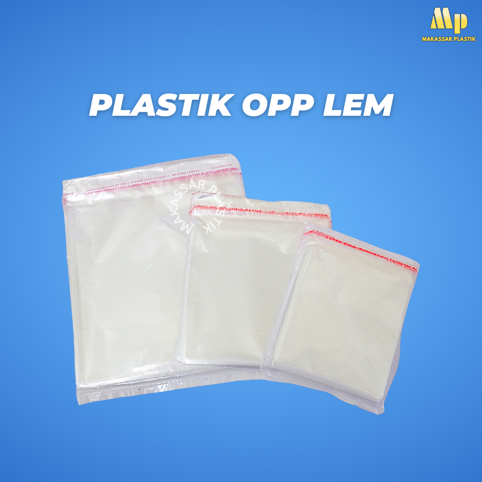 PLASTIK OPP TPM KECIL/ PLASTIK OPP LEM / PLASTK OPP @100 PCS