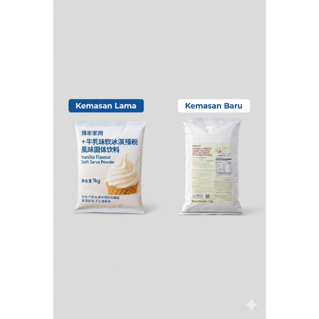BODUO MILK ICE CREAM POWDER - Bubuk Soft Es Krim Susu Mirip Mixue Tianlala Momoyo Cooler City Wedrin