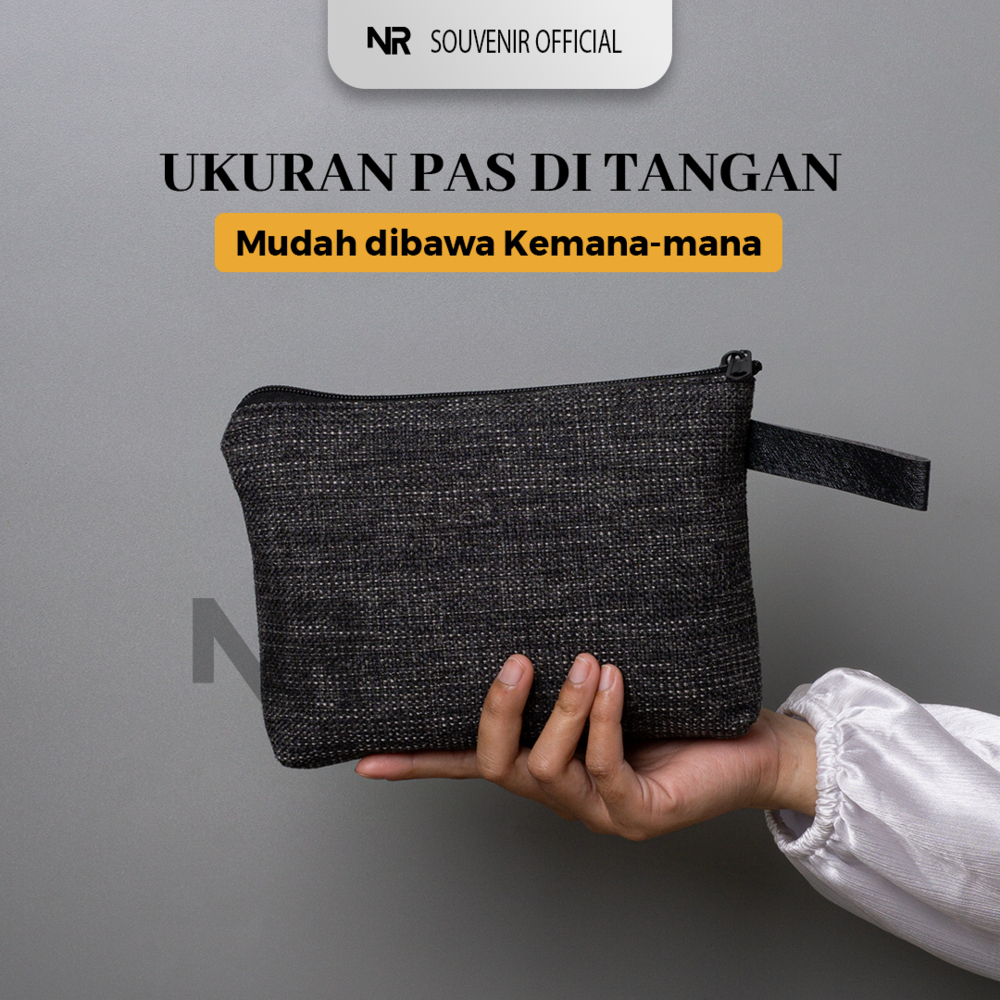 Pouch Goni Souvenir Pernikahan – Dompet Kapal Murah Elegan Custom Logo