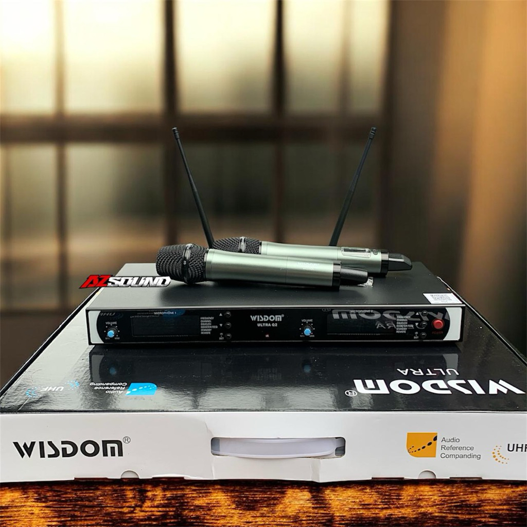 Wisdom Q2 Professional Microphone Wireless Original Ultra Q-2 Mikrofon Wireless original