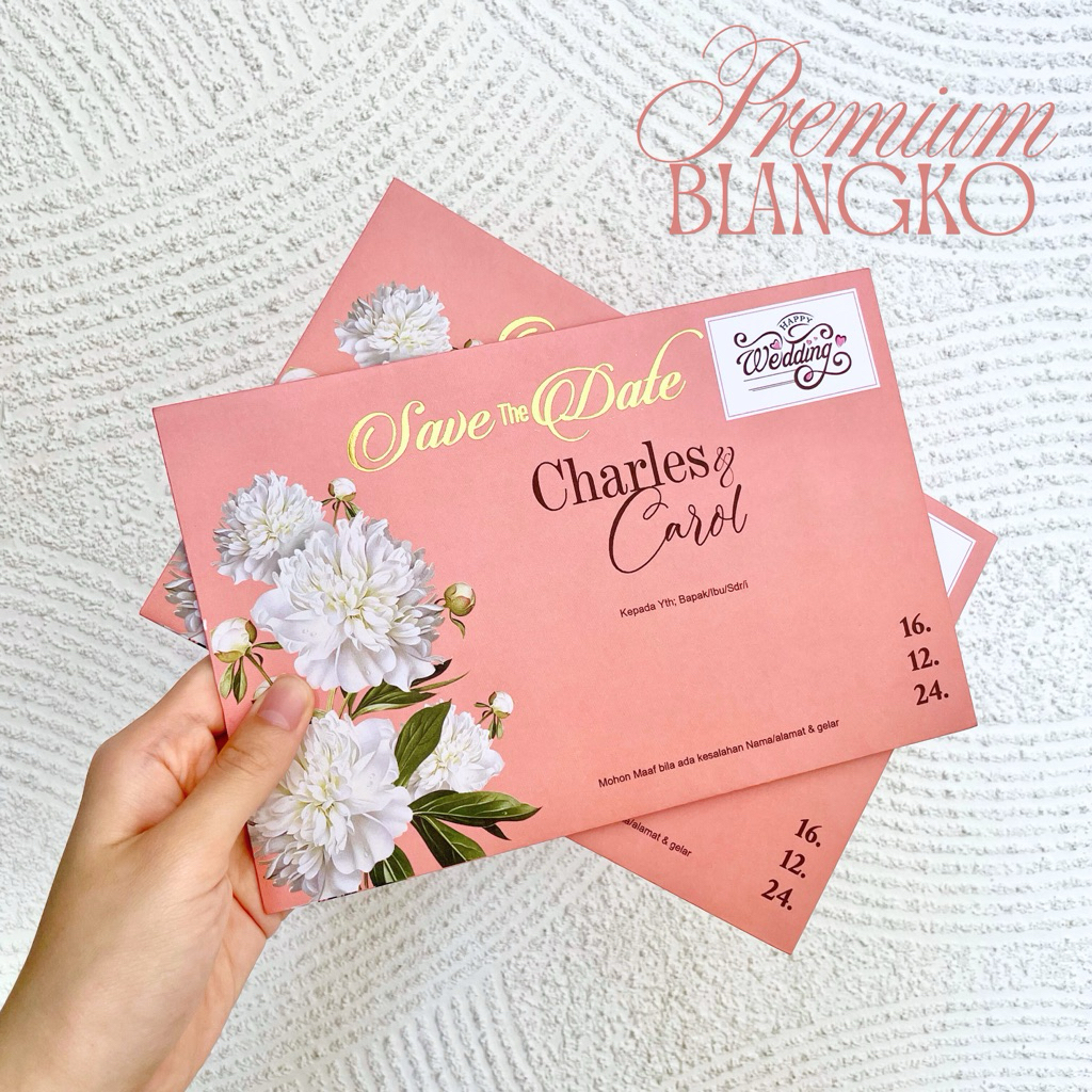 blangko undangan pernikahan murah kosong platinum 09