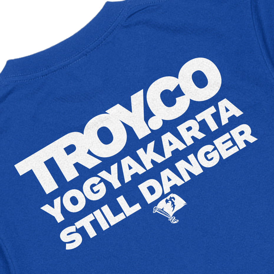 Troy Company Tshirt Royal Blue YK Still Danger - Kaos Lengan Pendek Kaos Biru Benhur MTD 2741