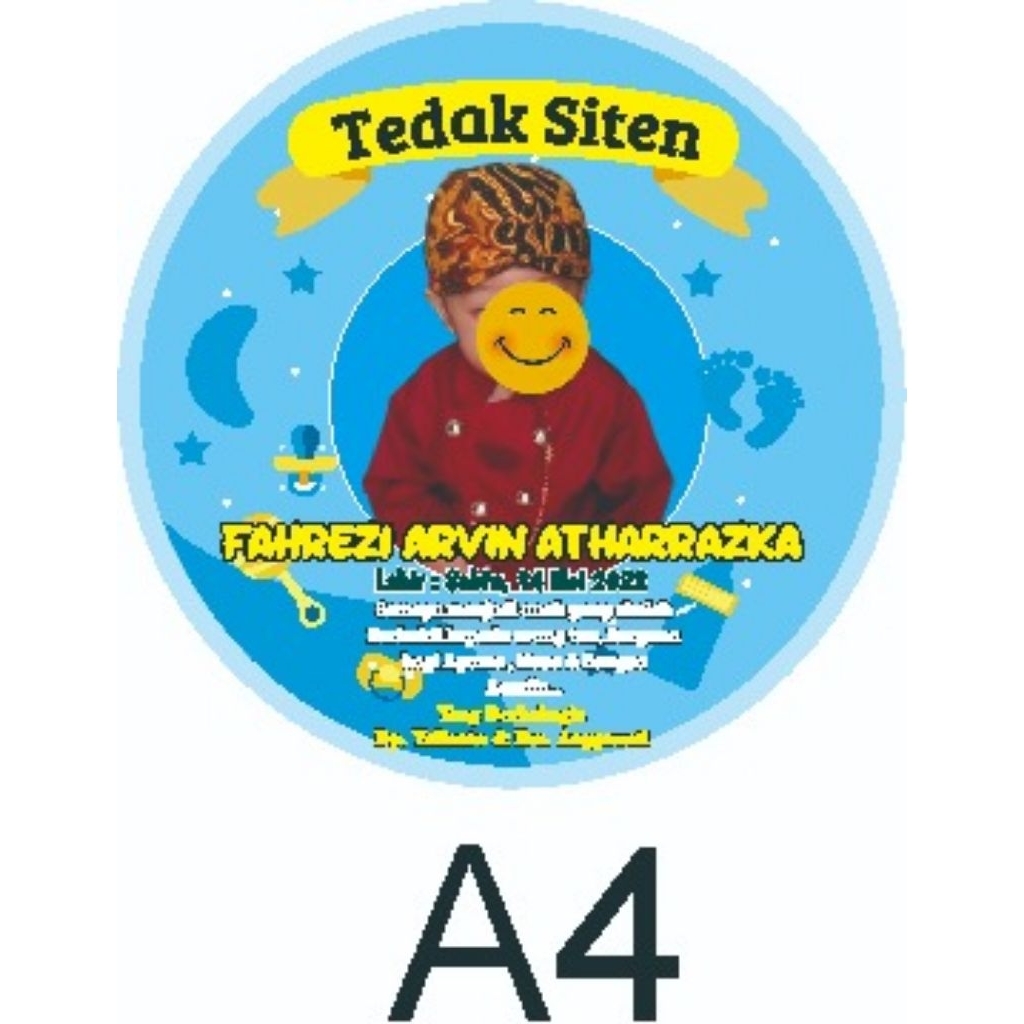 stiker tedak siten