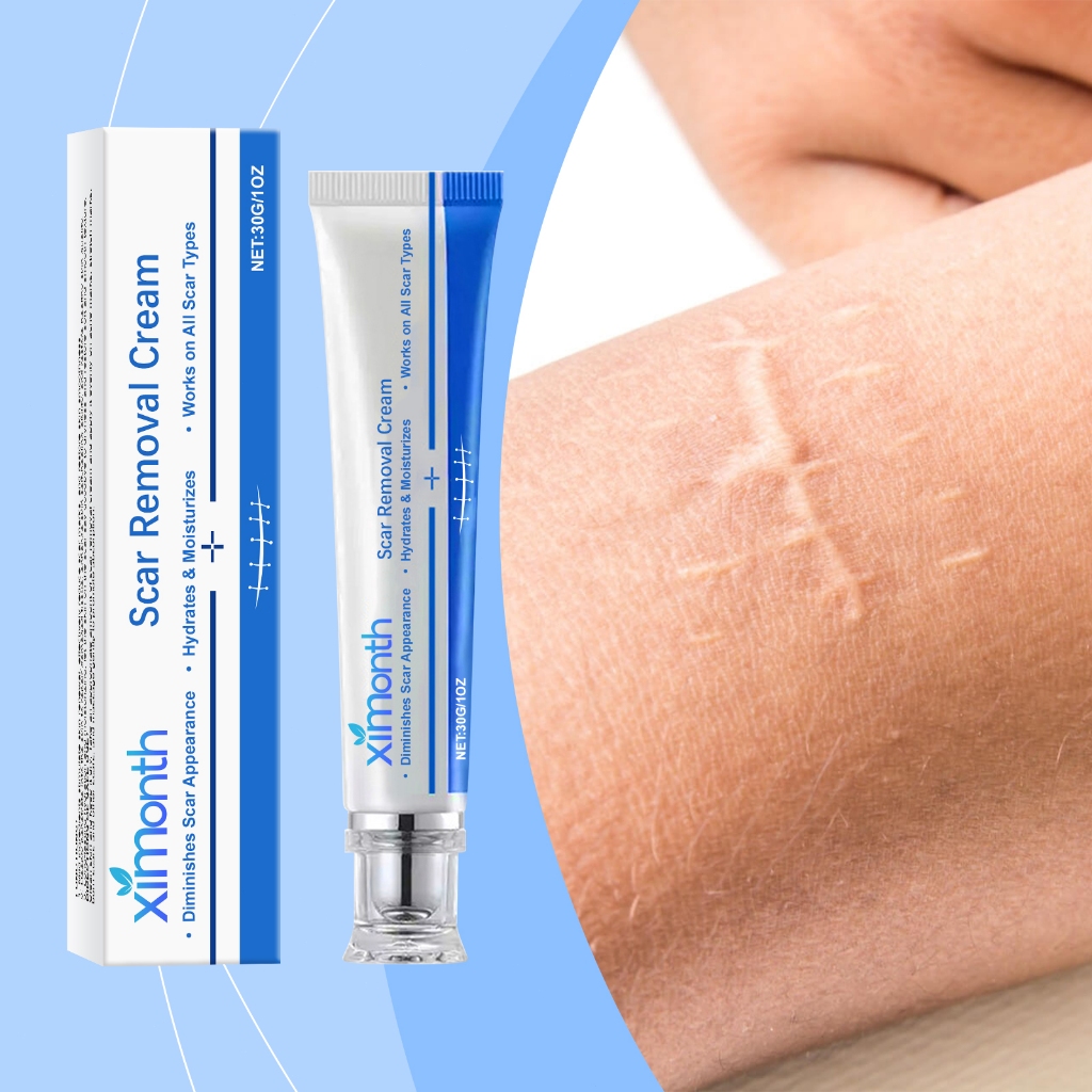 Ximonth Centella Penghilang Bekas Luka 30g Scar Soothing Cream Penghilang Bekas Luka Hitam Koreng Sa