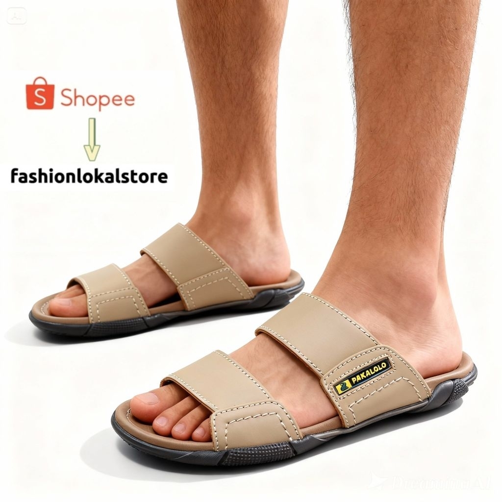 Pakalolo Sandal Slip On Pria Cocok Dipakai Harian | Sandal Casual Slip On Pakalolo Original