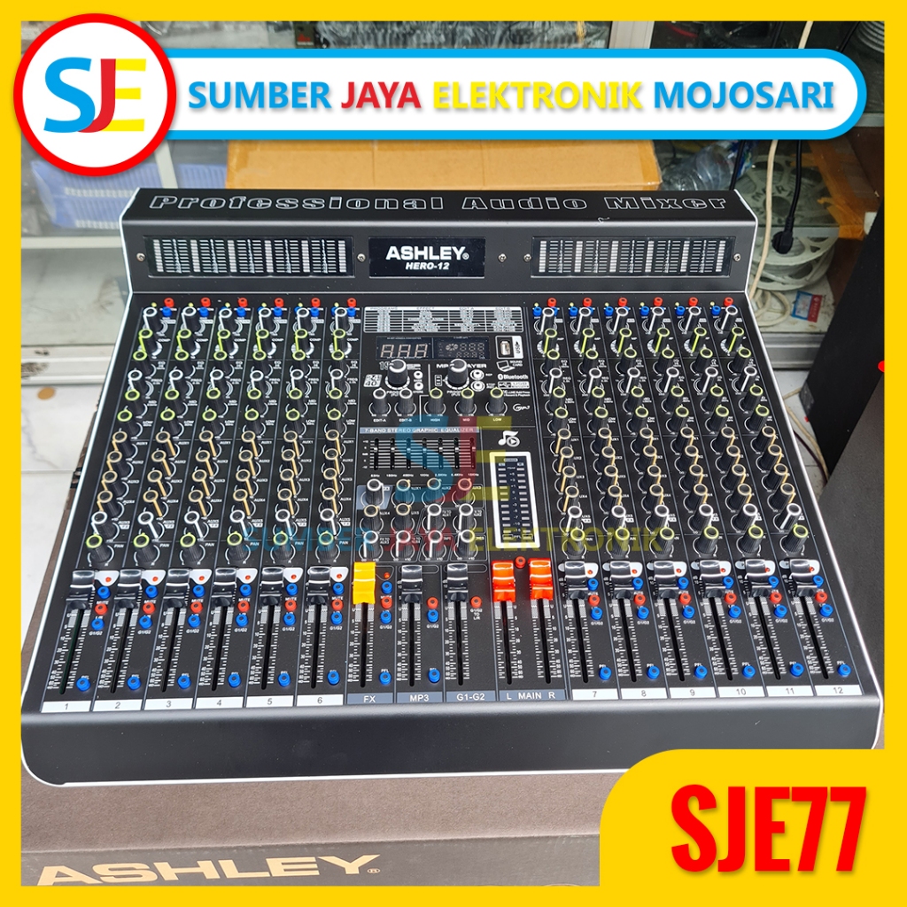 Mixer Ashley Hero 12 / Mixer Audio Ashley 12 Channel Hero 12