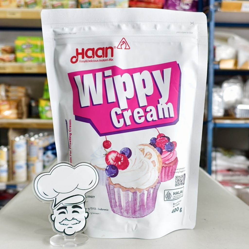 Haan Wippy Cream 400Gr / Whip Cream Haan / Haan Whipping Cream Bubuk