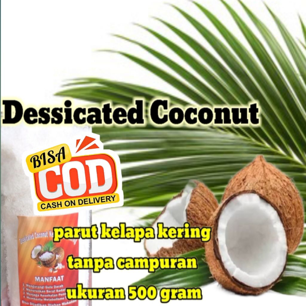 parut Kelapa Kering 500gr - Parutan Halus, Gurih Alami, Praktis untuk Masakan