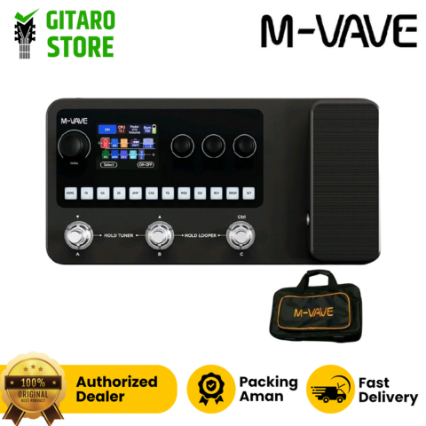Effect Gitar Mvave MK 20 Efek M Vave MK20 Digital Multi Effect Processor For Guitar & Bass