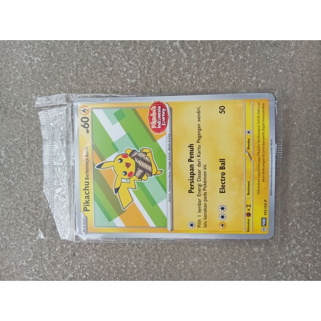 Pikachu Berkemeja Batik (Indonesia Journey, V1)