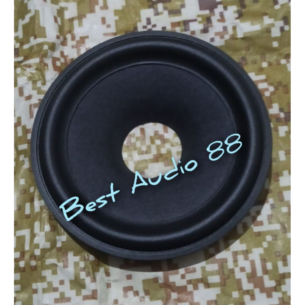 Daun kertas speaker 4 inch 4inch woofer karet polos voice 25.5 mm tinggi 1.7cm