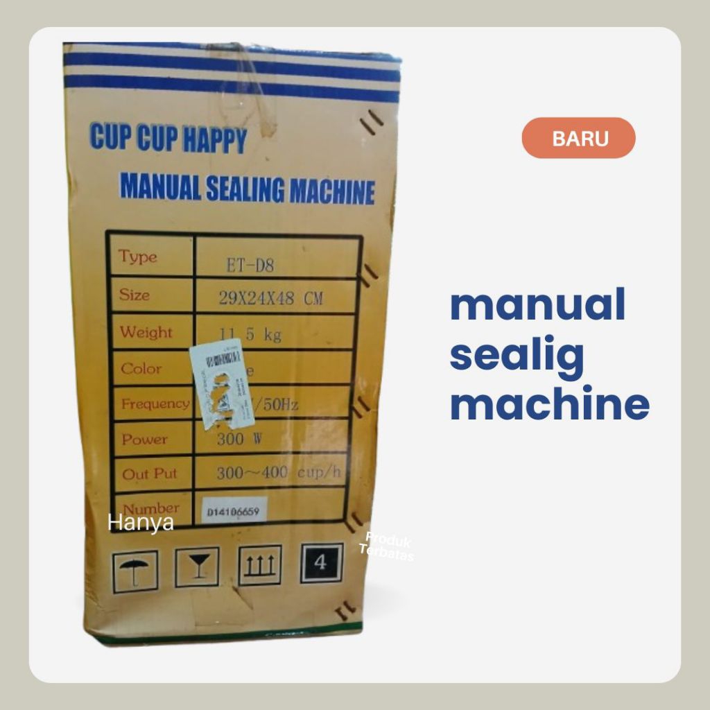 cup manual sealing machine